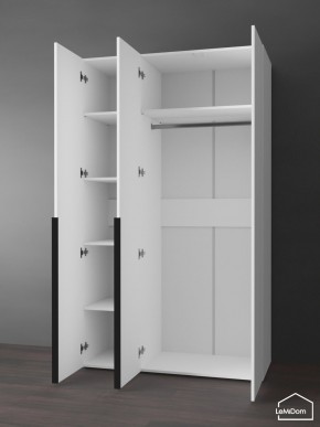 Шкаф Linnea MHR-3-1 2050х1200х510 (Белый-М 11.1.2) в Ишиме - ishim.ok-mebel.com | фото 5
