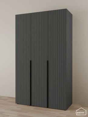 Шкаф Linnea MHR-3-1 2050х1200х510 (Графит-М 11.1.25) в Ишиме - ishim.ok-mebel.com | фото