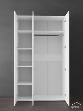 Шкаф Linnea MHR-3PO-1 2050х1200х510 (Белый-М 11.1.1) в Ишиме - ishim.ok-mebel.com | фото 5
