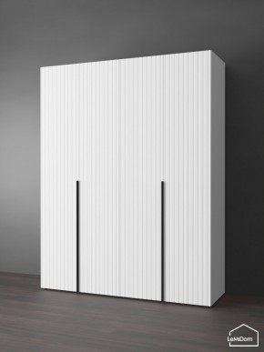 Шкаф Linnea MHR-4-1 2050х1600х510 (Белый-М 11.1.1) в Ишиме - ishim.ok-mebel.com | фото