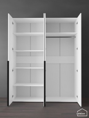 Шкаф Linnea MHR-4-1 2050х1600х510 (Белый-М 11.1.2) в Ишиме - ishim.ok-mebel.com | фото 4