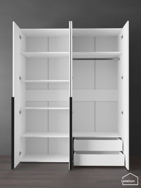 Шкаф Linnea MHR-4-2 2050х1600х510 (Белый-М 11.1.2) в Ишиме - ishim.ok-mebel.com | фото 5