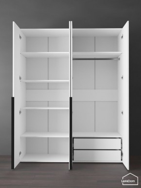 Шкаф Linnea MHR-4-2 2050х1600х510 (Белый-М 11.1.2) в Ишиме - ishim.ok-mebel.com | фото 6