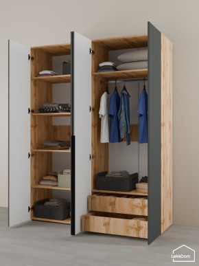 Шкаф Linnea MHR-4-2 2050х1600х510 (ДВ-М 11.1.25) в Ишиме - ishim.ok-mebel.com | фото 5