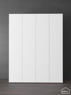 Шкаф Linnea MHR-4PO-2 2050х1600х510 (Белый-М 11.1.1) в Ишиме - ishim.ok-mebel.com | фото