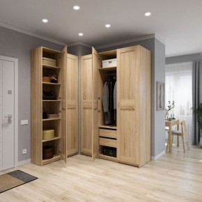 Шкаф МАКС двухдверный широкий, цвет Дуб Сонома в Ишиме - ishim.ok-mebel.com | фото 4
