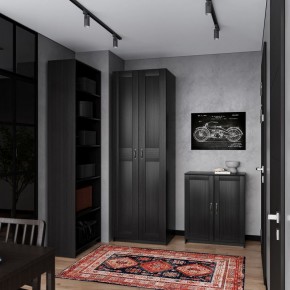 Шкаф МАКС двухдверный широкий, цвет Дуб Венге в Ишиме - ishim.ok-mebel.com | фото 4