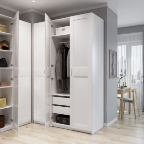 Шкаф МАКС однодверный, цвет белый в Ишиме - ishim.ok-mebel.com | фото 4