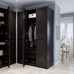 Шкаф МАКС однодверный, цвет Дуб Венге в Ишиме - ishim.ok-mebel.com | фото 4