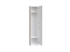 Шкаф МАКС однодверный узкий, цвет белый в Ишиме - ishim.ok-mebel.com | фото 2