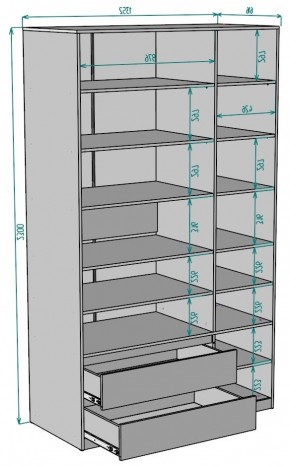 Шкаф Мальта H219 в Ишиме - ishim.ok-mebel.com | фото 2