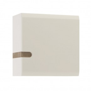 Шкаф навесной 1D/TYP 65, LINATE ,цвет белый/сонома трюфель в Ишиме - ishim.ok-mebel.com | фото 2