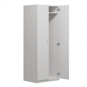Шкаф ПЕГАС двухдверный, цвет белый в Ишиме - ishim.ok-mebel.com | фото 2