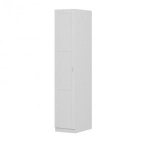 Шкаф ПЕГАС однодверный с рамочным фасадом, цвет белый в Ишиме - ishim.ok-mebel.com | фото