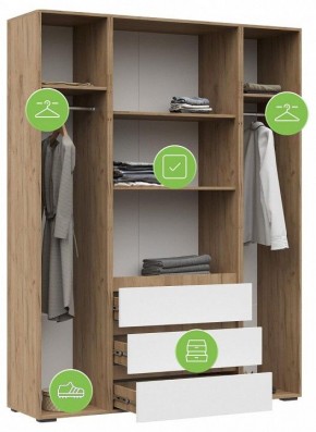 Шкаф платяной Элла в Ишиме - ishim.ok-mebel.com | фото 4