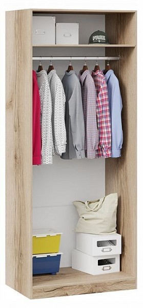 Шкаф платяной Фьюжн ТД-260.07.02 в Ишиме - ishim.ok-mebel.com | фото 3