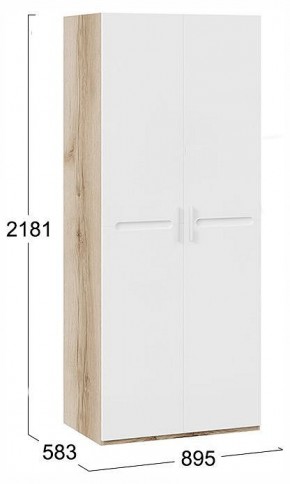 Шкаф платяной Фьюжн ТД-260.07.02 в Ишиме - ishim.ok-mebel.com | фото 4