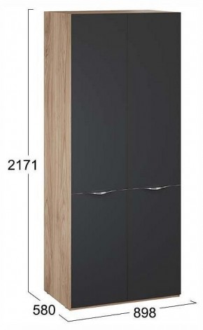 Шкаф платяной Глосс СМ-319.07.003 в Ишиме - ishim.ok-mebel.com | фото 4