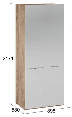 Шкаф платяной Глосс СМ-319.07.004 в Ишиме - ishim.ok-mebel.com | фото 4