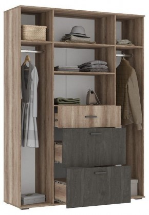 Шкаф платяной Паркинс в Ишиме - ishim.ok-mebel.com | фото 2