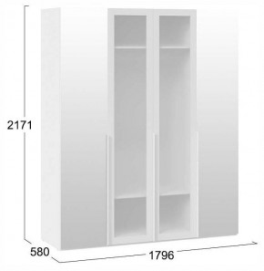 Шкаф платяной Порто СМ-393.07.115 в Ишиме - ishim.ok-mebel.com | фото 4