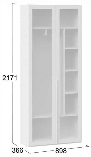 Шкаф платяной Порто СМ-393.07.226 в Ишиме - ishim.ok-mebel.com | фото 4