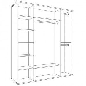Шкаф распашной четырехдверный с зеркалами Парма Нео в Ишиме - ishim.ok-mebel.com | фото 10