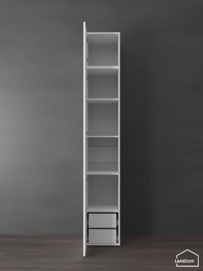 Шкаф с антресолью Linnea MHR-1POA-4 2450х400х510 (Белый-М 11.1.2) в Ишиме - ishim.ok-mebel.com | фото 6