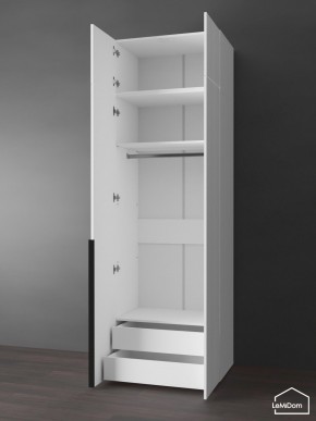 Шкаф с антресолью Linnea MHR-2A-3 2450х800х510 (Белый-М 11.1.2) в Ишиме - ishim.ok-mebel.com | фото 5