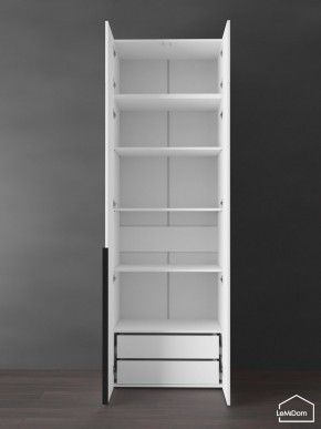 Шкаф с антресолью Linnea MHR-2A-4 2450х800х510 (Белый-М 11.1.1) в Ишиме - ishim.ok-mebel.com | фото 6