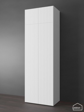 Шкаф с антресолью Linnea MHR-2POA-2 2450х800х510 (Белый-М 11.1.2) в Ишиме - ishim.ok-mebel.com | фото