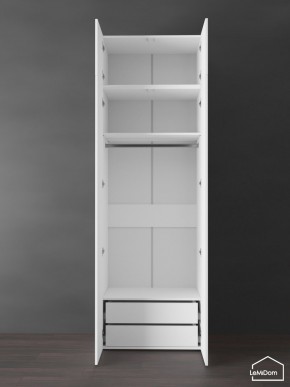 Шкаф с антресолью Linnea MHR-2POA-3 2450х800х510 (Белый-М 11.1.1) в Ишиме - ishim.ok-mebel.com | фото 5