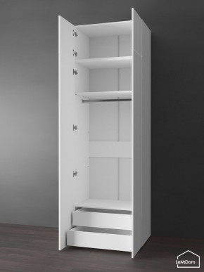 Шкаф с антресолью Linnea MHR-2POA-3 2450х800х510 (Белый-М 11.1.1) в Ишиме - ishim.ok-mebel.com | фото 6