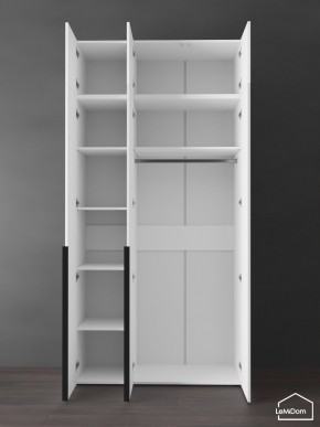 Шкаф с антресолью Linnea MHR-3A-1 2450х1200х510 (Белый-М 11.1.2) в Ишиме - ishim.ok-mebel.com | фото 5