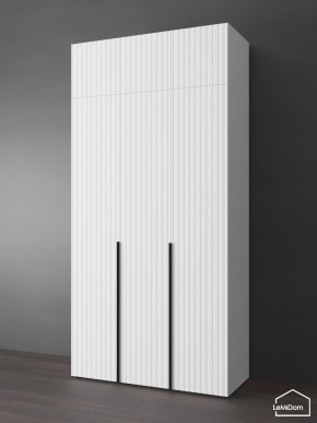 Шкаф с антресолью Linnea MHR-3A-2 2450х1200х510 (Белый-М 11.1.1) в Ишиме - ishim.ok-mebel.com | фото