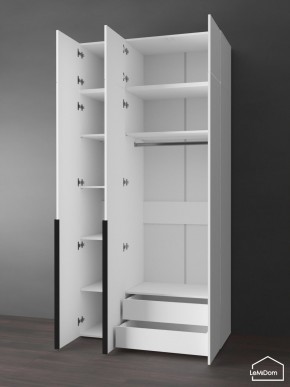 Шкаф с антресолью Linnea MHR-3A-2 2450х1200х510 (Белый-М 11.1.1) в Ишиме - ishim.ok-mebel.com | фото 5