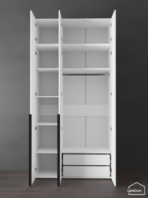 Шкаф с антресолью Linnea MHR-3A-2 2450х1200х510 (Белый-М 11.1.1) в Ишиме - ishim.ok-mebel.com | фото 6