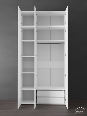 Шкаф с антресолью Linnea MHR-3POA-2 2450х1200х510 (Белый-М 11.1.1) в Ишиме - ishim.ok-mebel.com | фото 6