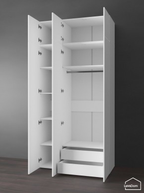 Шкаф с антресолью Linnea MHR-3POA-2 2450х1200х510 (Белый-М 11.1.2) в Ишиме - ishim.ok-mebel.com | фото 5