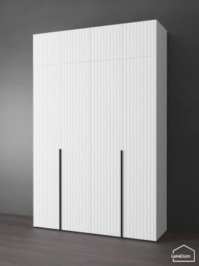 Шкаф с антресолью Linnea MHR-4A-1 2450х1600х510 (Белый-М 11.1.2) в Ишиме - ishim.ok-mebel.com | фото