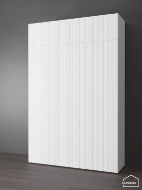 Шкаф с антресолью Linnea MHR-4POA-1 2450х1600х510 (Белый-М 11.1.1) в Ишиме - ishim.ok-mebel.com | фото