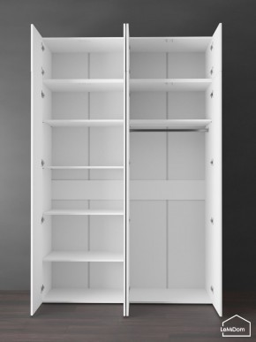 Шкаф с антресолью Linnea MHR-4POA-1 2450х1600х510 (Белый-М 11.1.1) в Ишиме - ishim.ok-mebel.com | фото 4