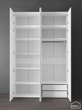 Шкаф с антресолью Linnea MHR-4POA-2 2450х1600х510 (Белый-М 11.1.2) в Ишиме - ishim.ok-mebel.com | фото 5