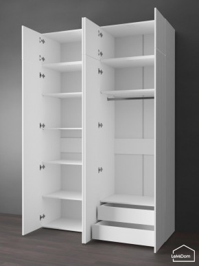 Шкаф с антресолью Linnea MHR-4POA-2 2450х1600х510 (Белый-М 11.1.2) в Ишиме - ishim.ok-mebel.com | фото 6