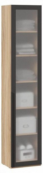 Шкаф-витрина Порто СМ-393.07.213 в Ишиме - ishim.ok-mebel.com | фото