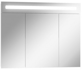 Шкаф-зеркало Аврора 90 с подсветкой LED Домино (DV8011HZ) в Ишиме - ishim.ok-mebel.com | фото 1