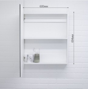 Шкаф-зеркало Норма 60 1 дверь АЙСБЕРГ (DA1639HZ) в Ишиме - ishim.ok-mebel.com | фото 6