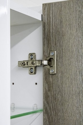 Шкаф-зеркало Uno 60 Дуб серый левый/правый Домино (DU1503HZ) в Ишиме - ishim.ok-mebel.com | фото 12