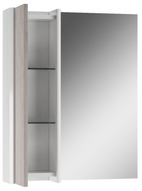 Шкаф-зеркало Uno 60 Дуб серый левый/правый Домино (DU1503HZ) в Ишиме - ishim.ok-mebel.com | фото 3