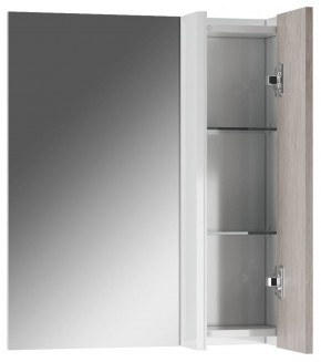 Шкаф-зеркало Uno 60 Дуб серый левый/правый Домино (DU1503HZ) в Ишиме - ishim.ok-mebel.com | фото 4